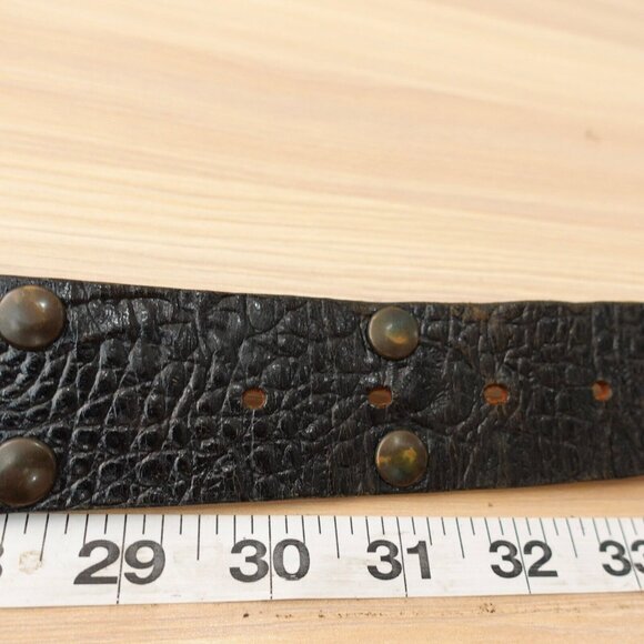 Marni Belt 32 Small Medieval Studded Heavy Metal Western Steampunk ITALY $788 - Picture 11 of 16